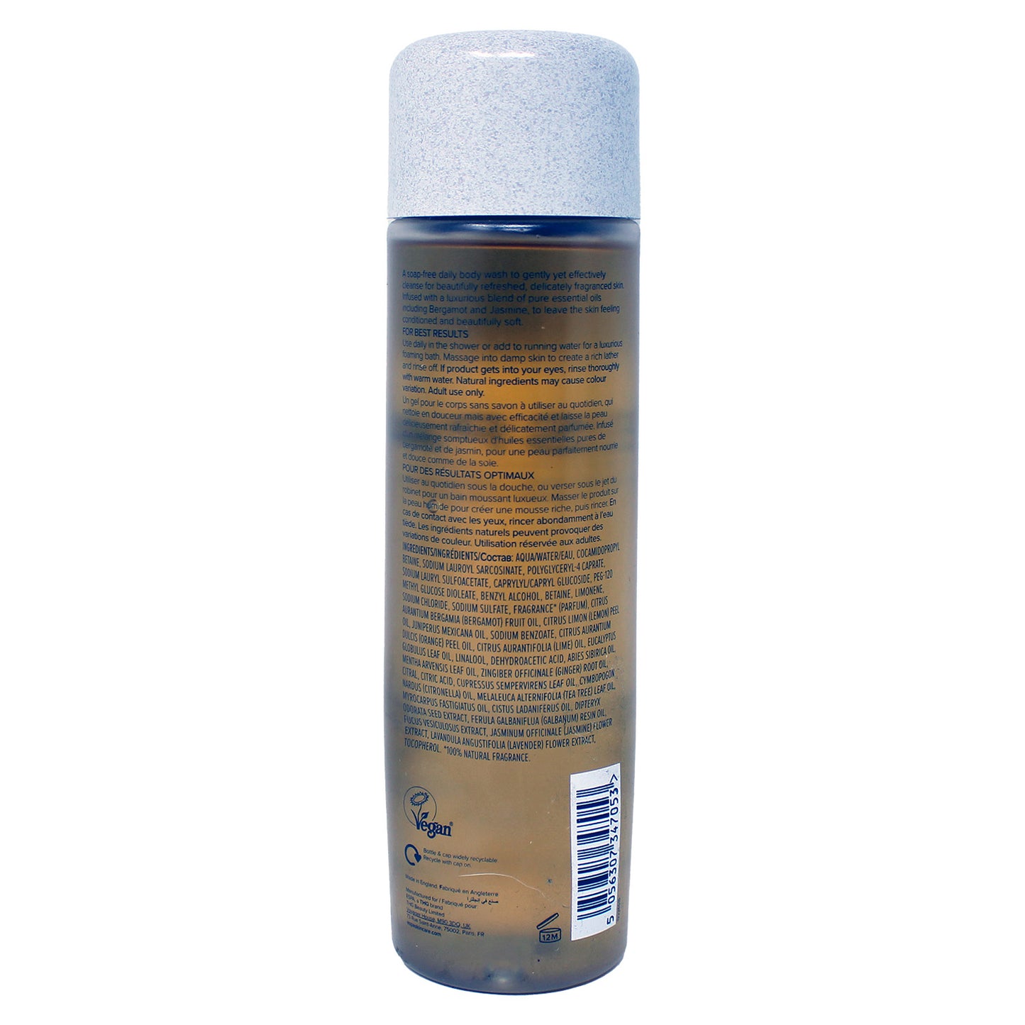Espa Bergamot and Jasmine Bath and Shower Gel 8.4 Fl Ounce
