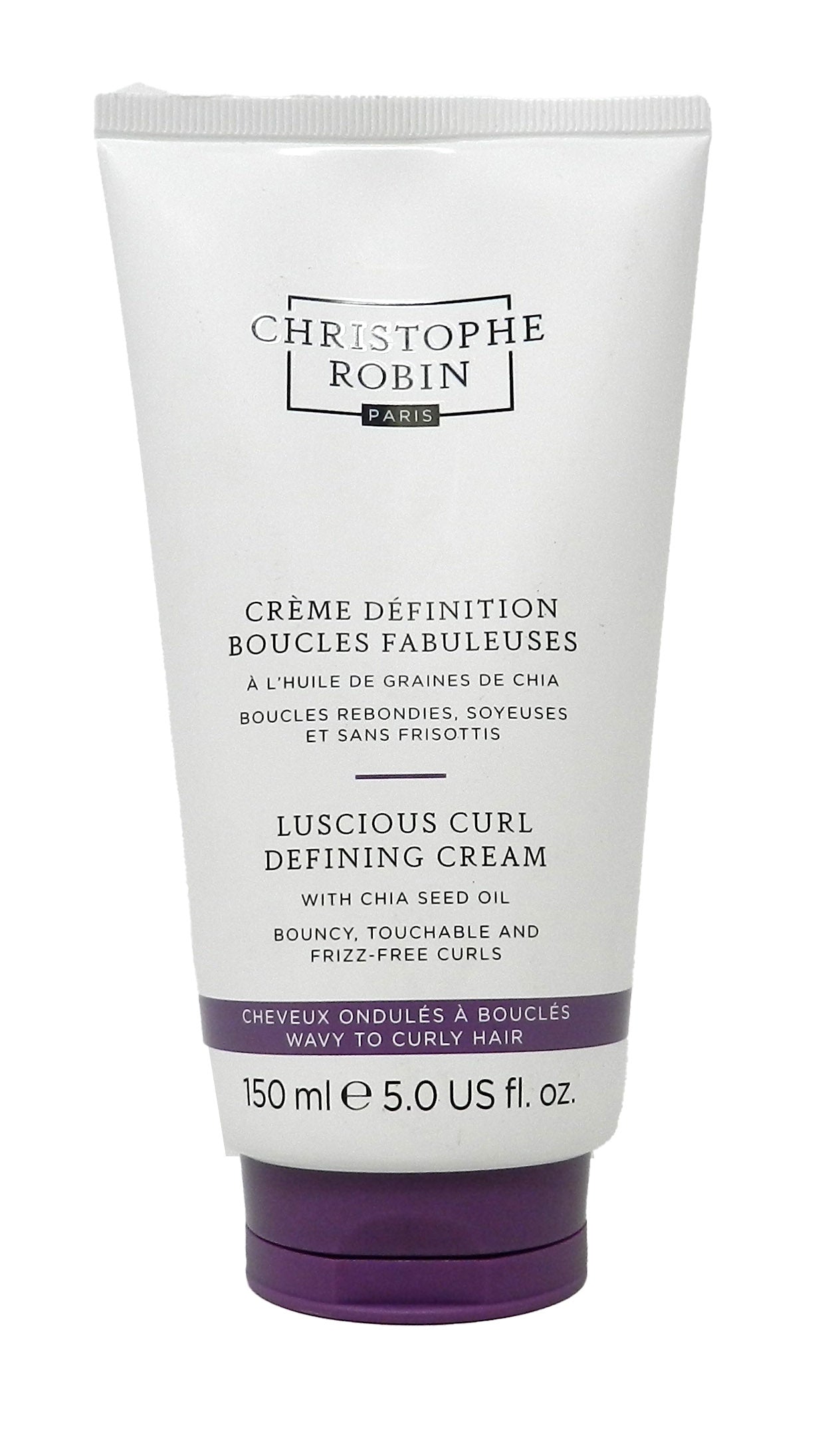 Christophe Robin Luscious Curl Defining Cream With Chia Seed Oil 5 Ounces