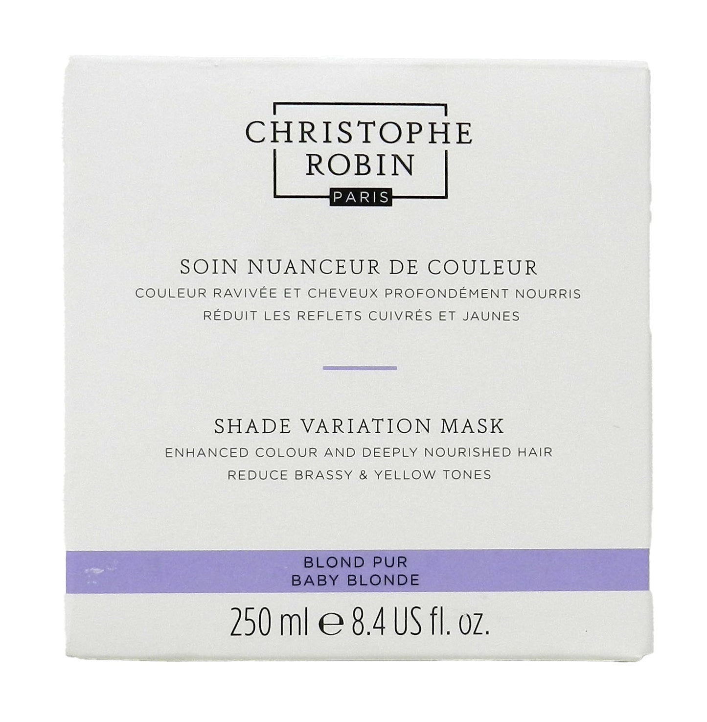 Christophe Robin Shade Variation Nourishing Hair Mask Baby Blonde 8.4 Ounces