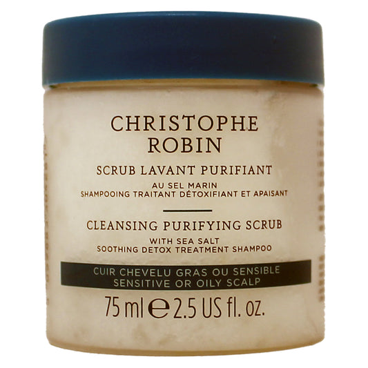 Christophe Robin Cleansing Purifying Scrub with Sea Salt, 75ml