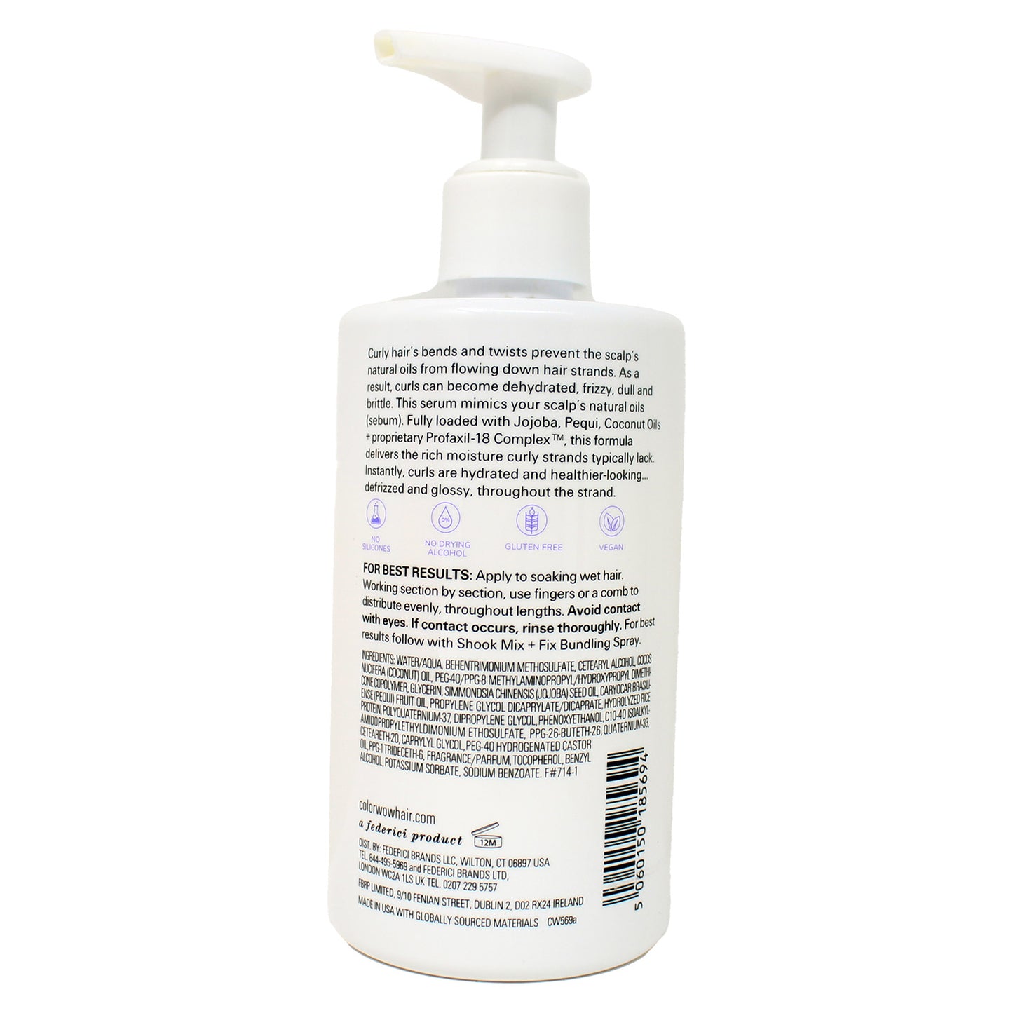 Color Wow Curl Wow Flo-Etry Vital Natural Serum 10.0 Fluid Ounces