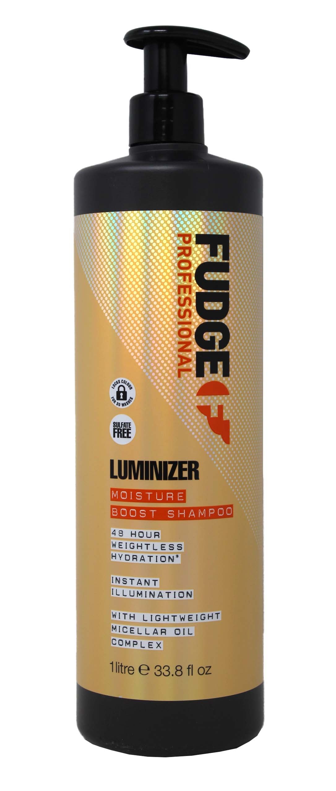 Fudge Luminizer Moisture Boost Shampoo 33.8 Ounces