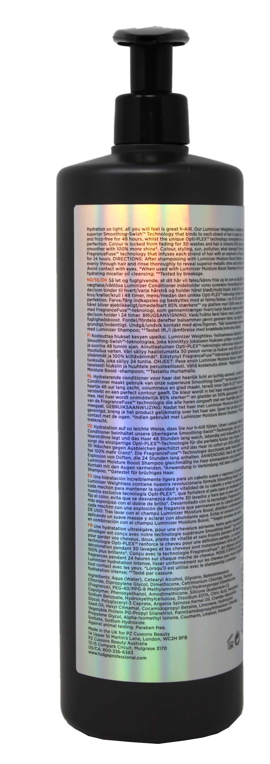 Fudge Luminizer Weightless Conditioner 33.8 Ounces