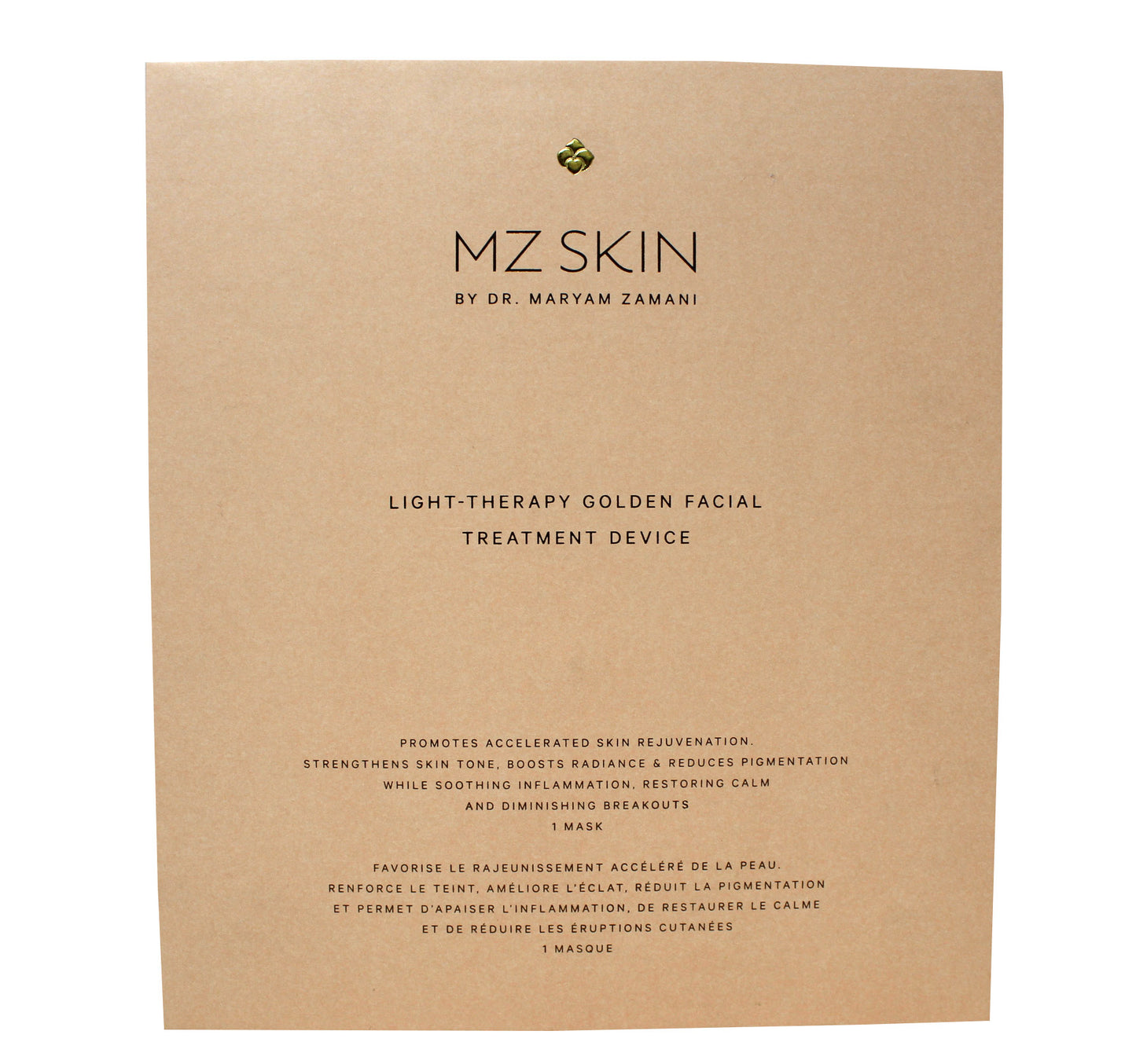 MZ Skin Light-Therapy Golden Facial Treatment Device