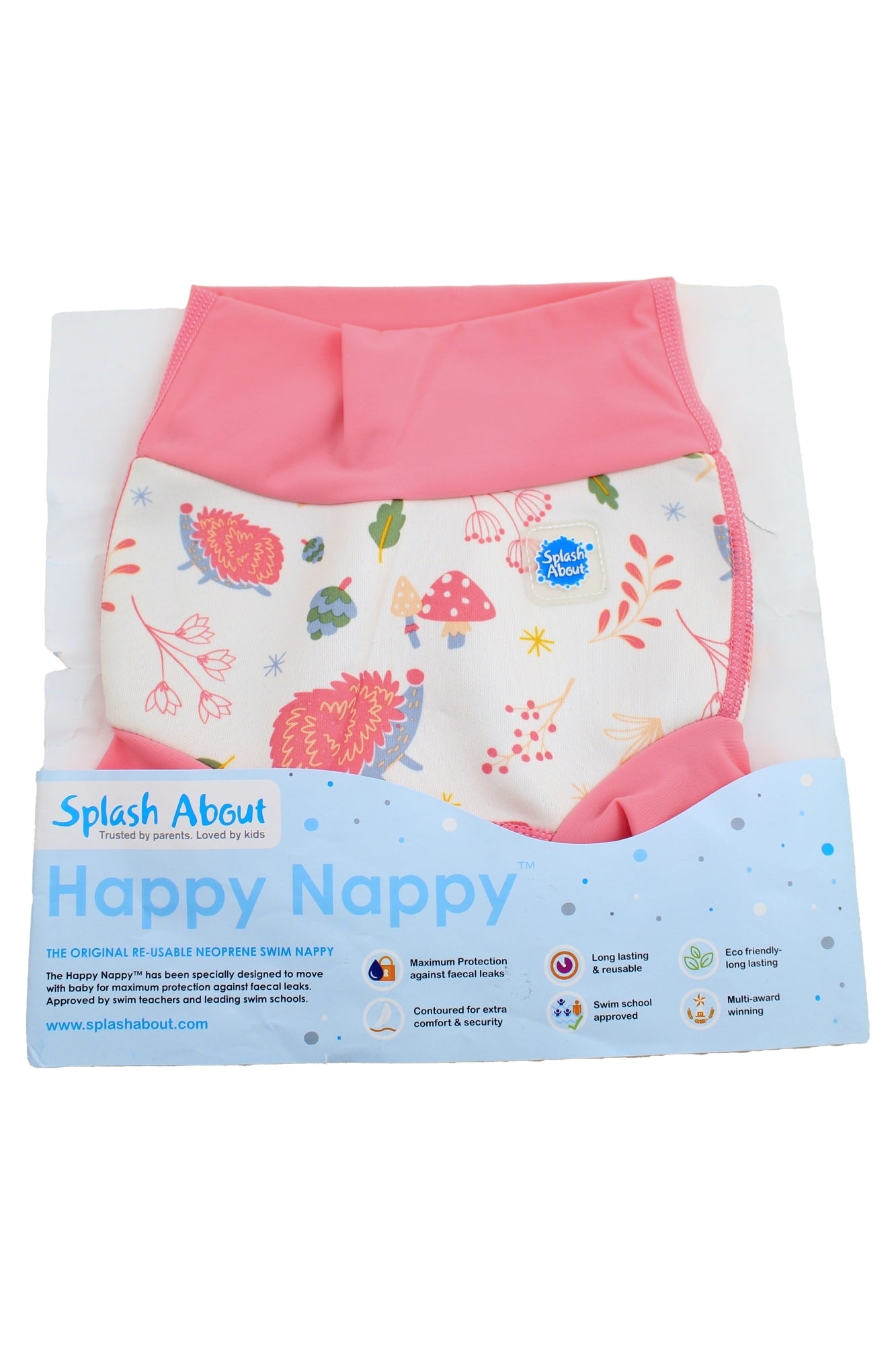 Splash About Happy Nappy Reusable Swim Nappy Forest Walk (6-12 Months)