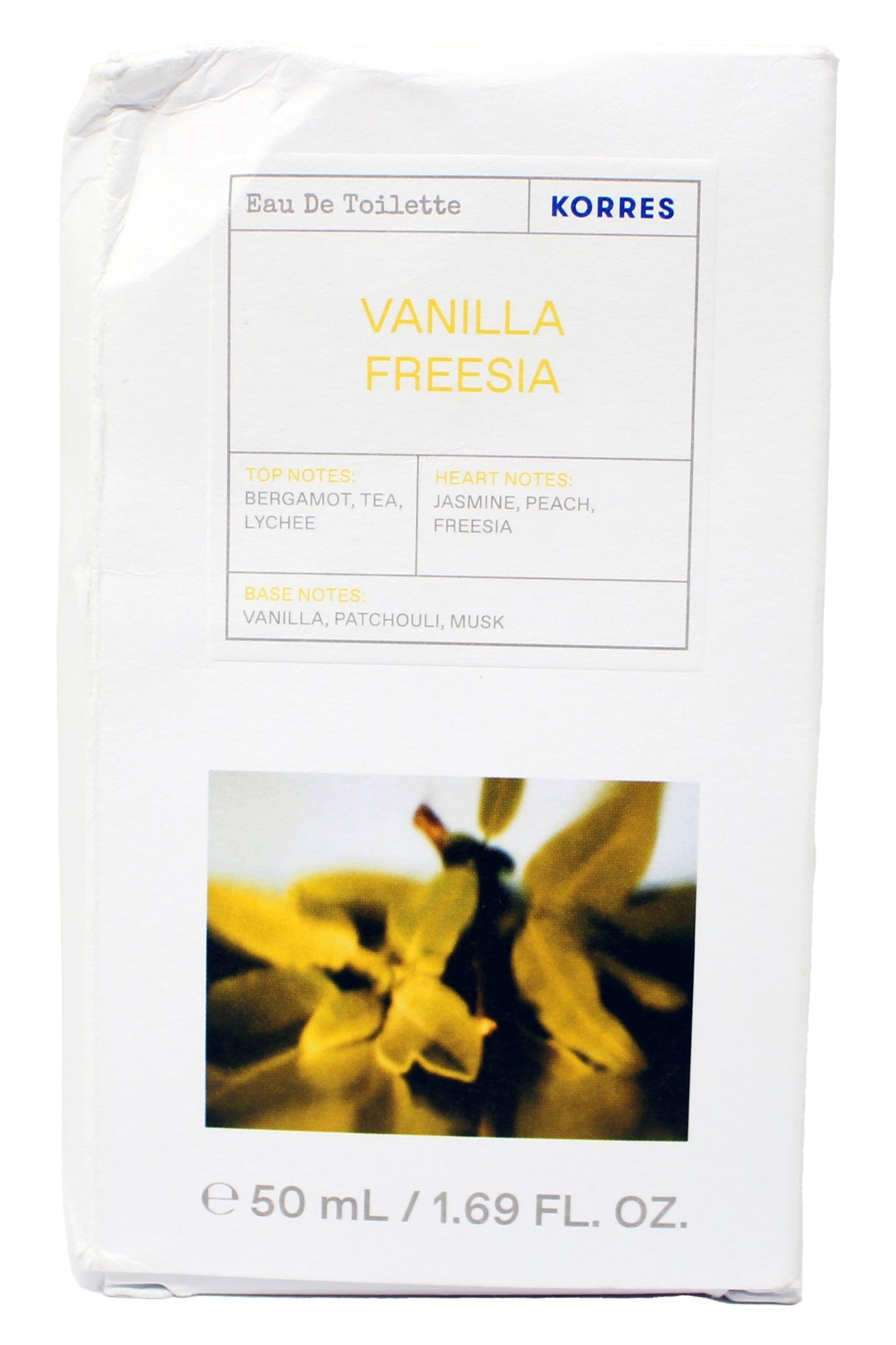 Korres Vanilla Freesia Eau De Toilette Spray 1.69 Fl Ounce