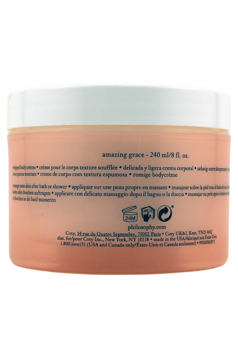 Philosophy Amazing Grace Whipped Body Cream 8 oz