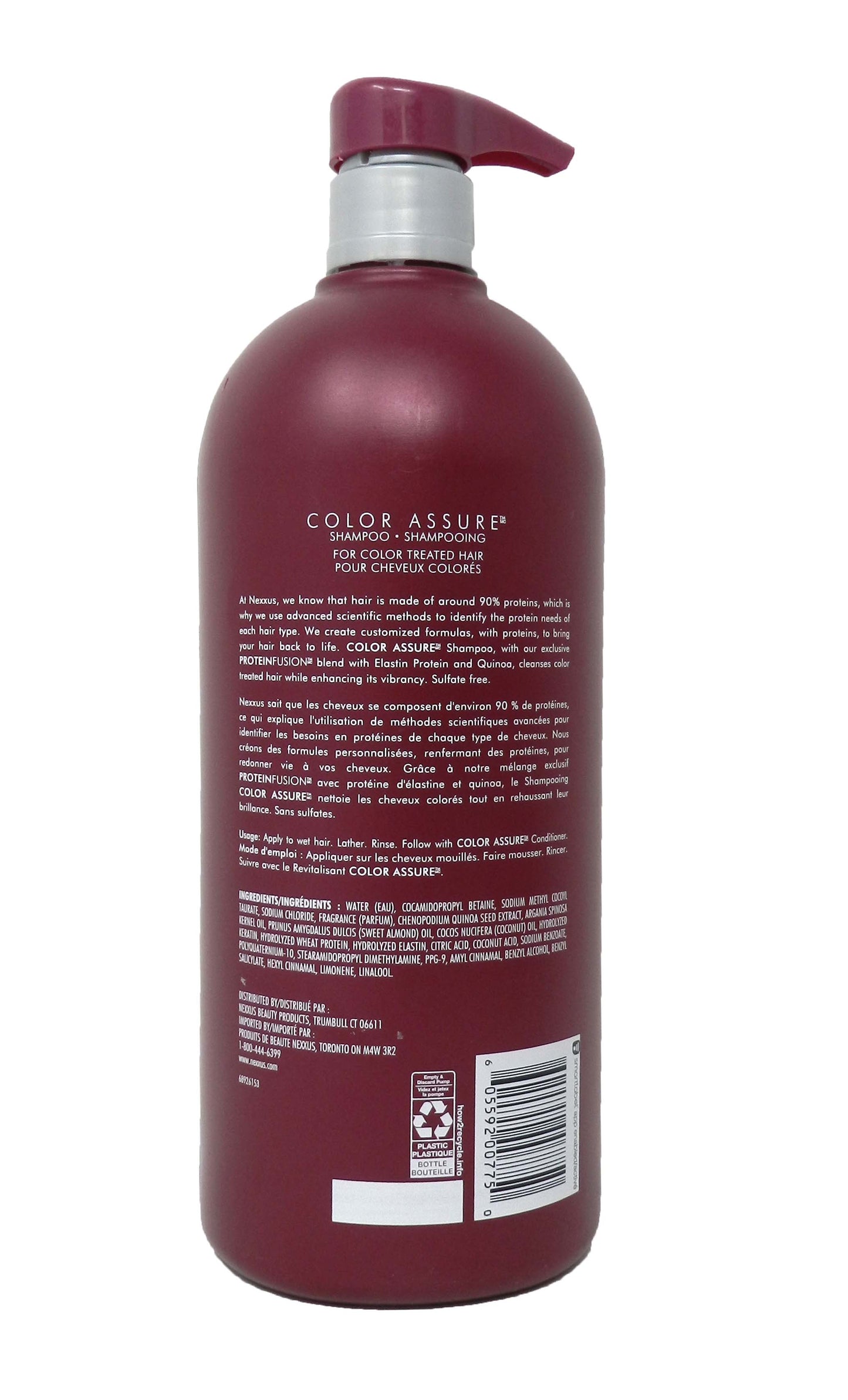 Nexxus Color Assure Protein Fusion Sulfate Free Shampoo 32 Ounces