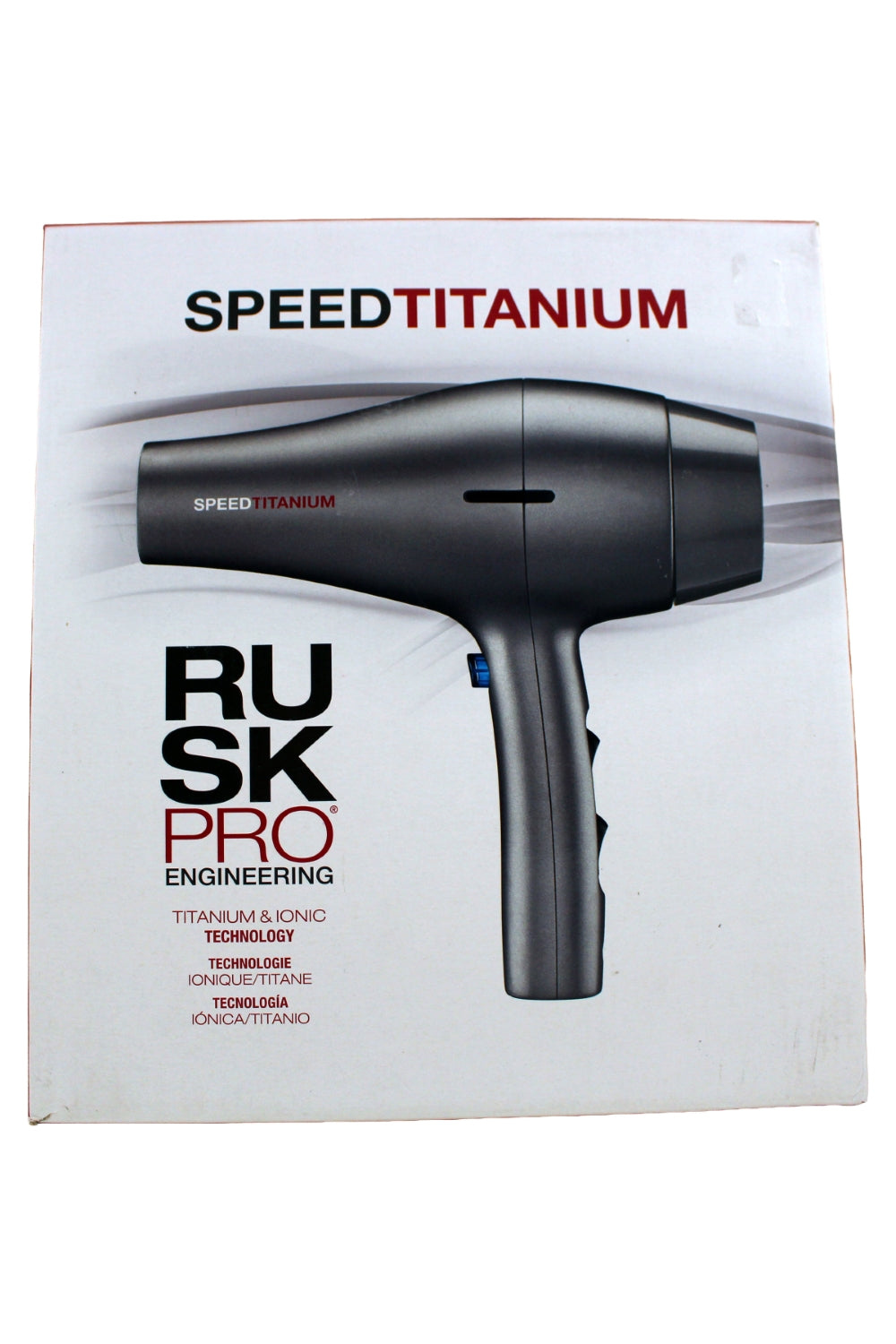 Rusk Pro Speed Titanium Hair Dryer Silver 1 Count
