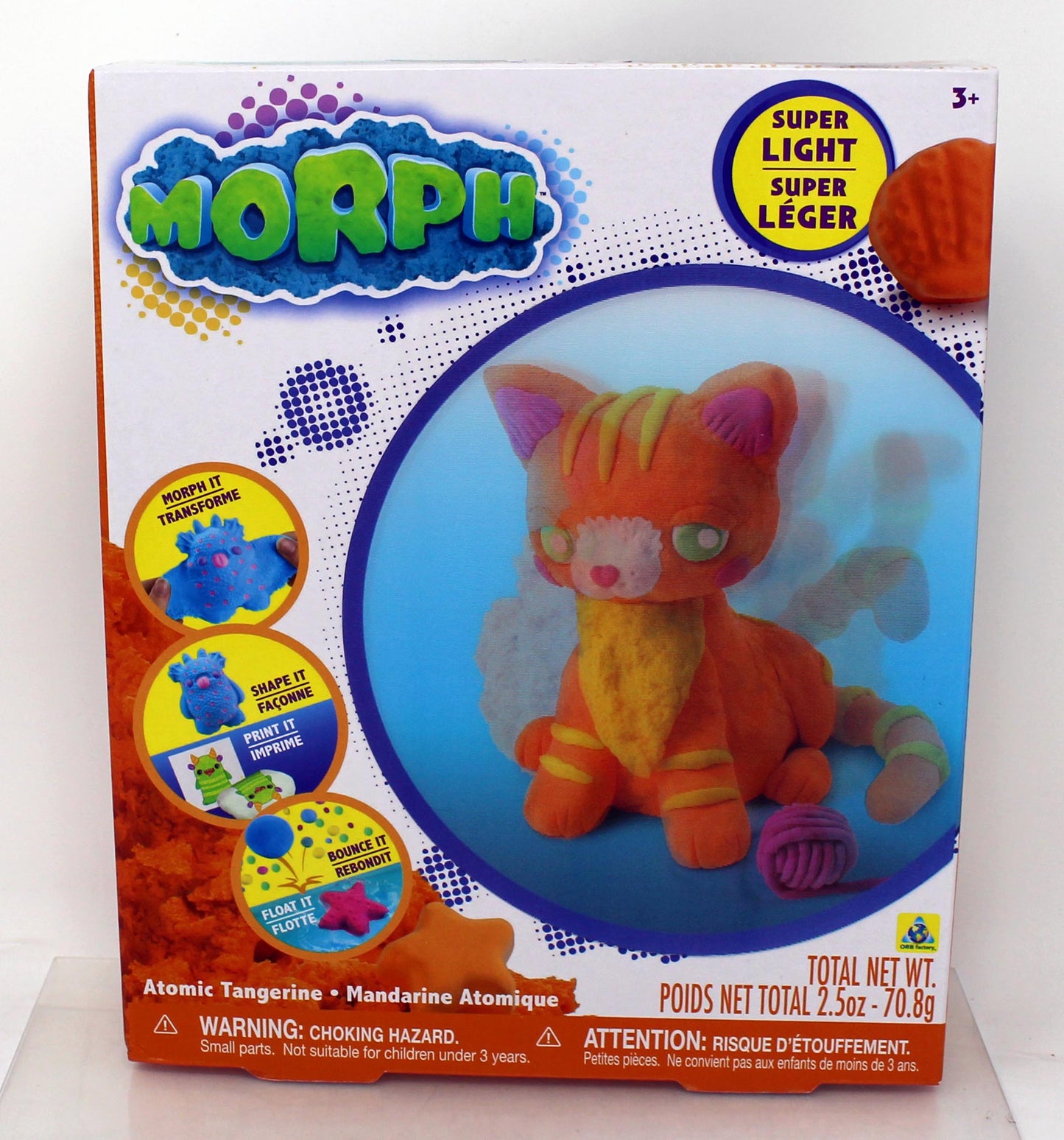 The Orb Factory Morph Atomic Tangerine 2.5 Ounce