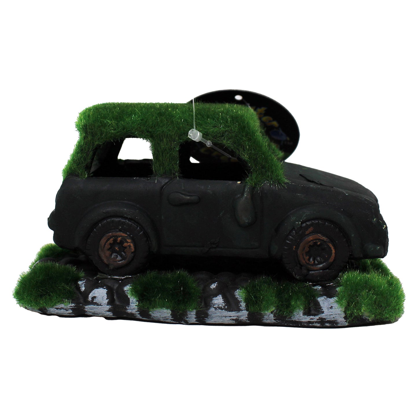 Underwater Treasures Natural Aquarium Ceramic Car Mossy Cooper 1 Count