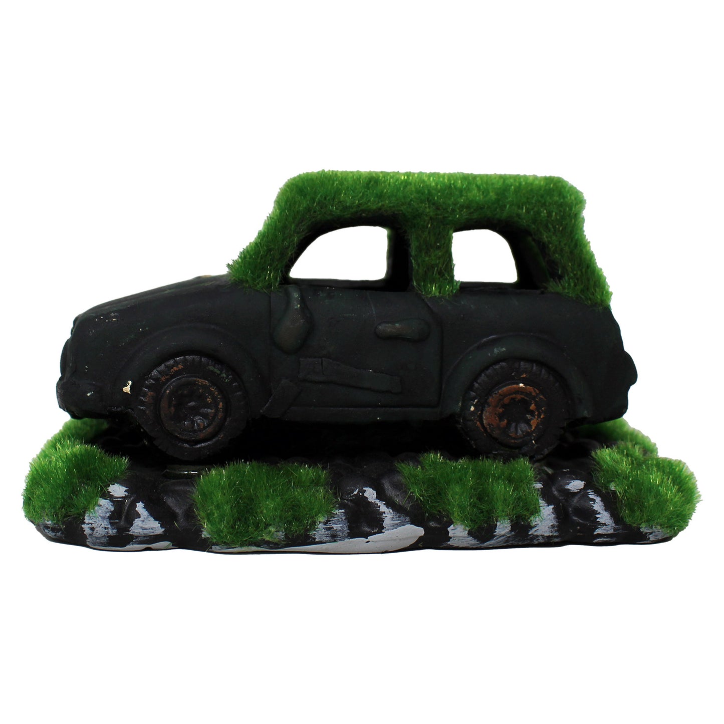 Underwater Treasures Natural Aquarium Ceramic Car Mossy Cooper 1 Count