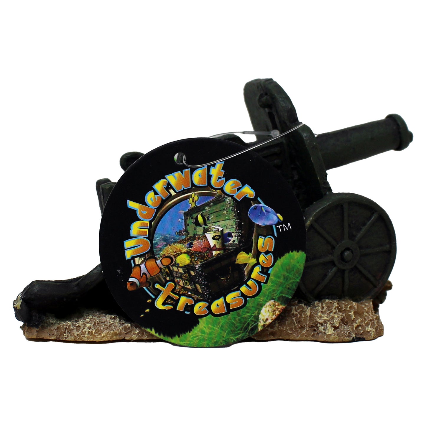 Underwater Treasures Natural Aquarium Howitzer Decoration 1 Count