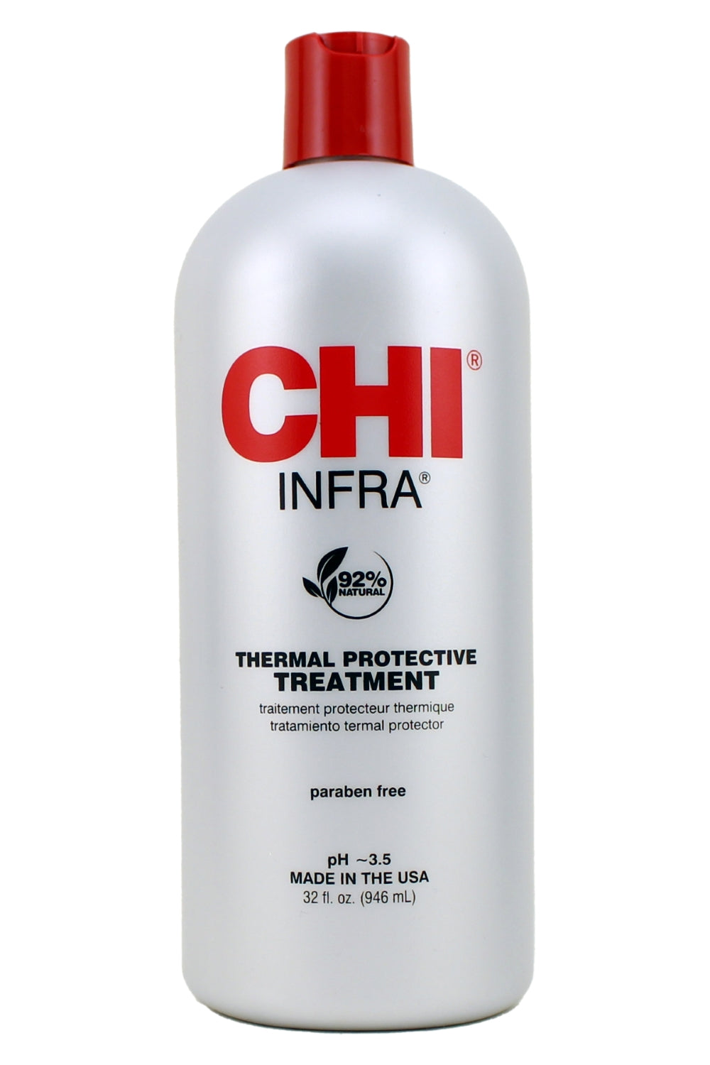 Chi Infra HTermal Protective Treatment Paraben Free pH ~ 3.5 32 Fl Ounces