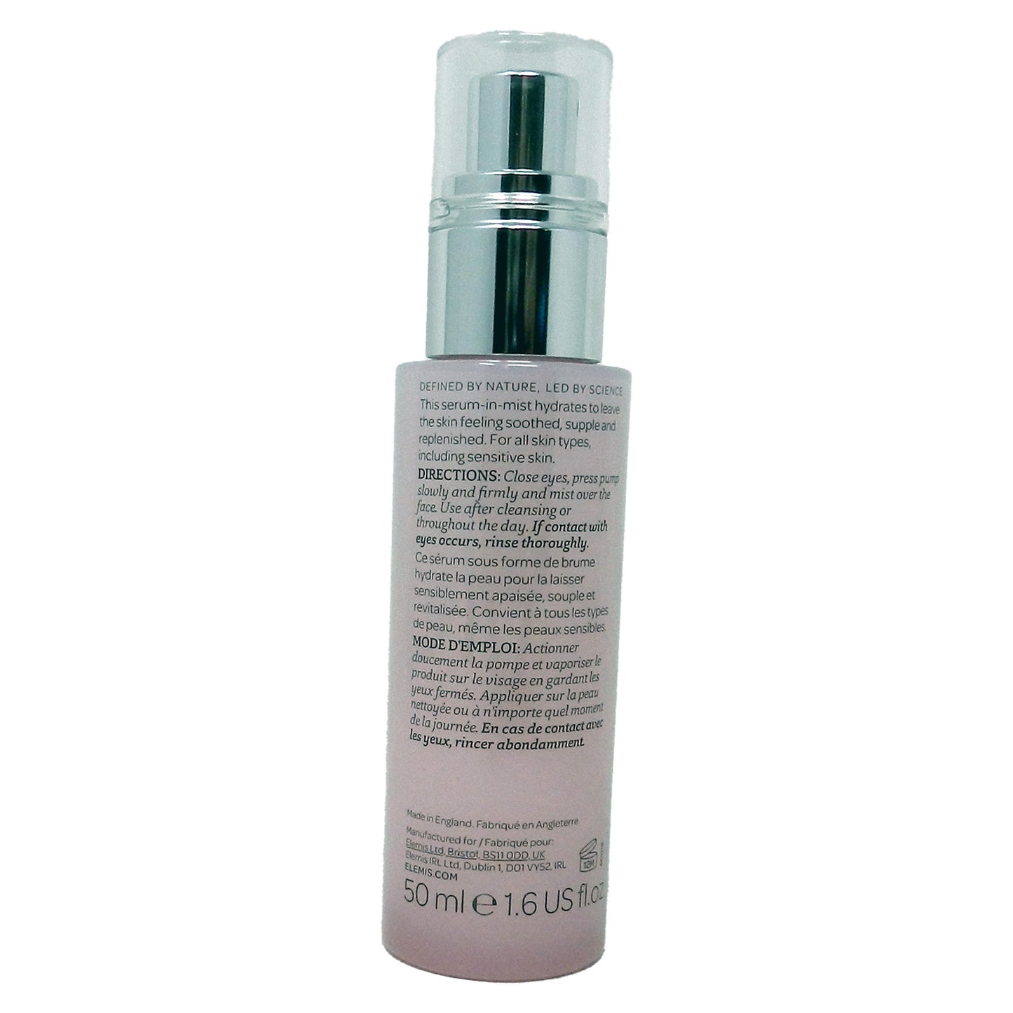 Elemis Pro Collagen Rose Hydro Mist Hydrating Serum in Mist 1.6 Fl Ounce