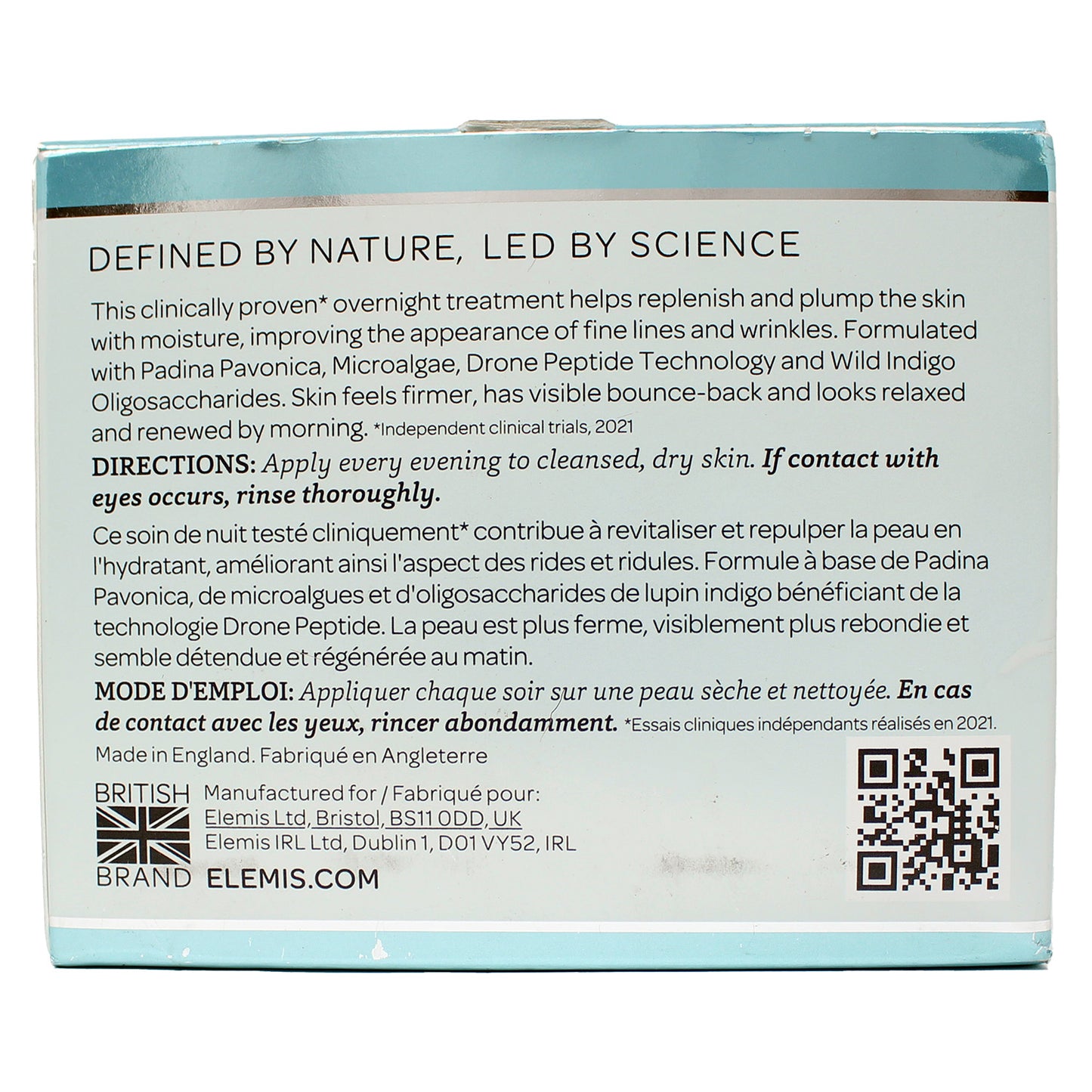 Elemis Pro Collagen Overnight Matrix Wrinkle Smoothing Replenishing Night Cream 1.6 Fl Ounce