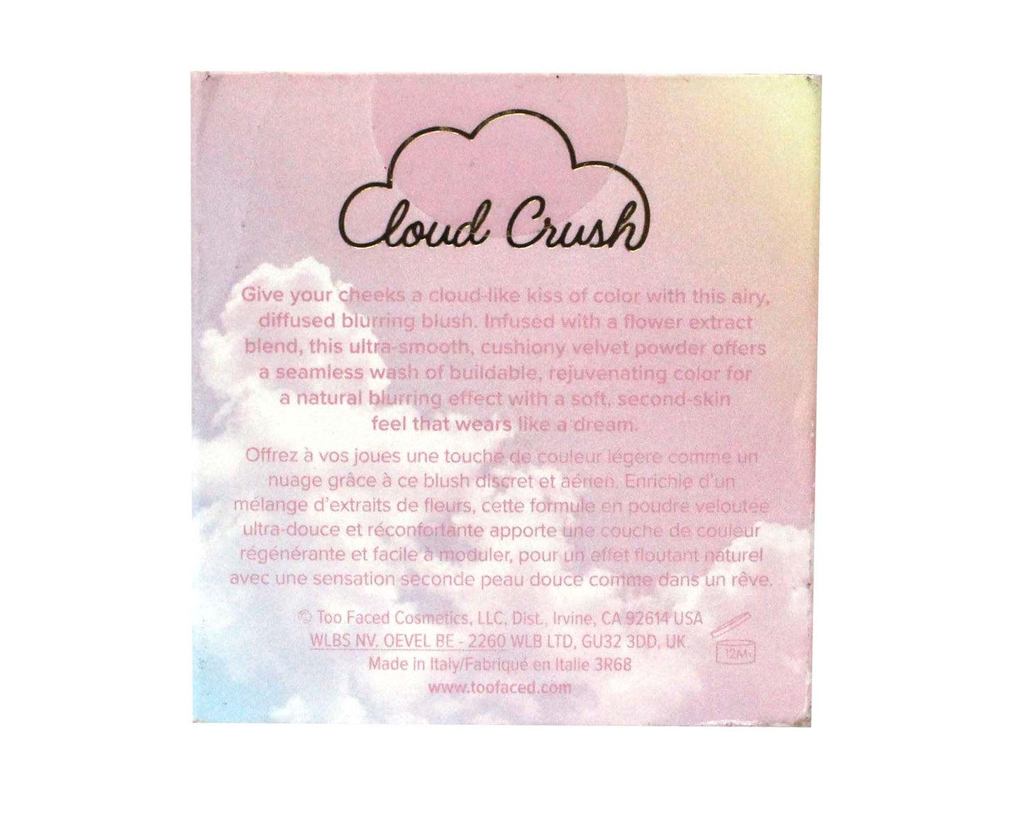 Too Faced Cloud Crush Blurring Blush Tequila Sunset 0.17 Ounce