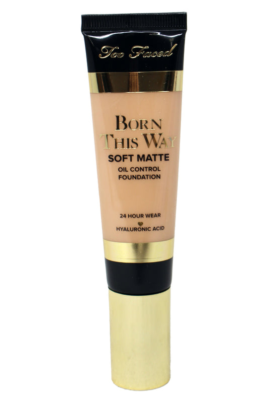 Too Faced Born This Way Soft Matte Oil Control Foundation 24HR Wear Warm Nude 1 Ounce