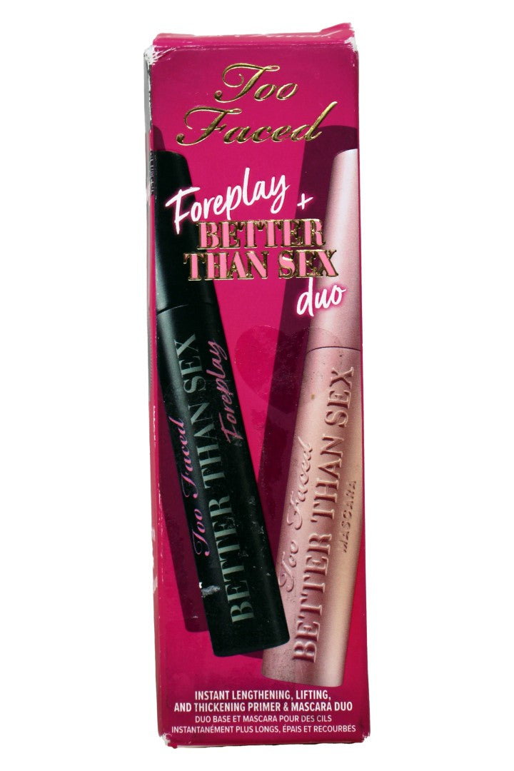 Too Faced Foreplay Better Than Sex Thickening Primer & Mascara Duo Black
