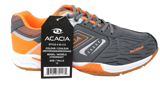 Acacia Hypershot Size 13 Grey and Orange Pickleball Shoes