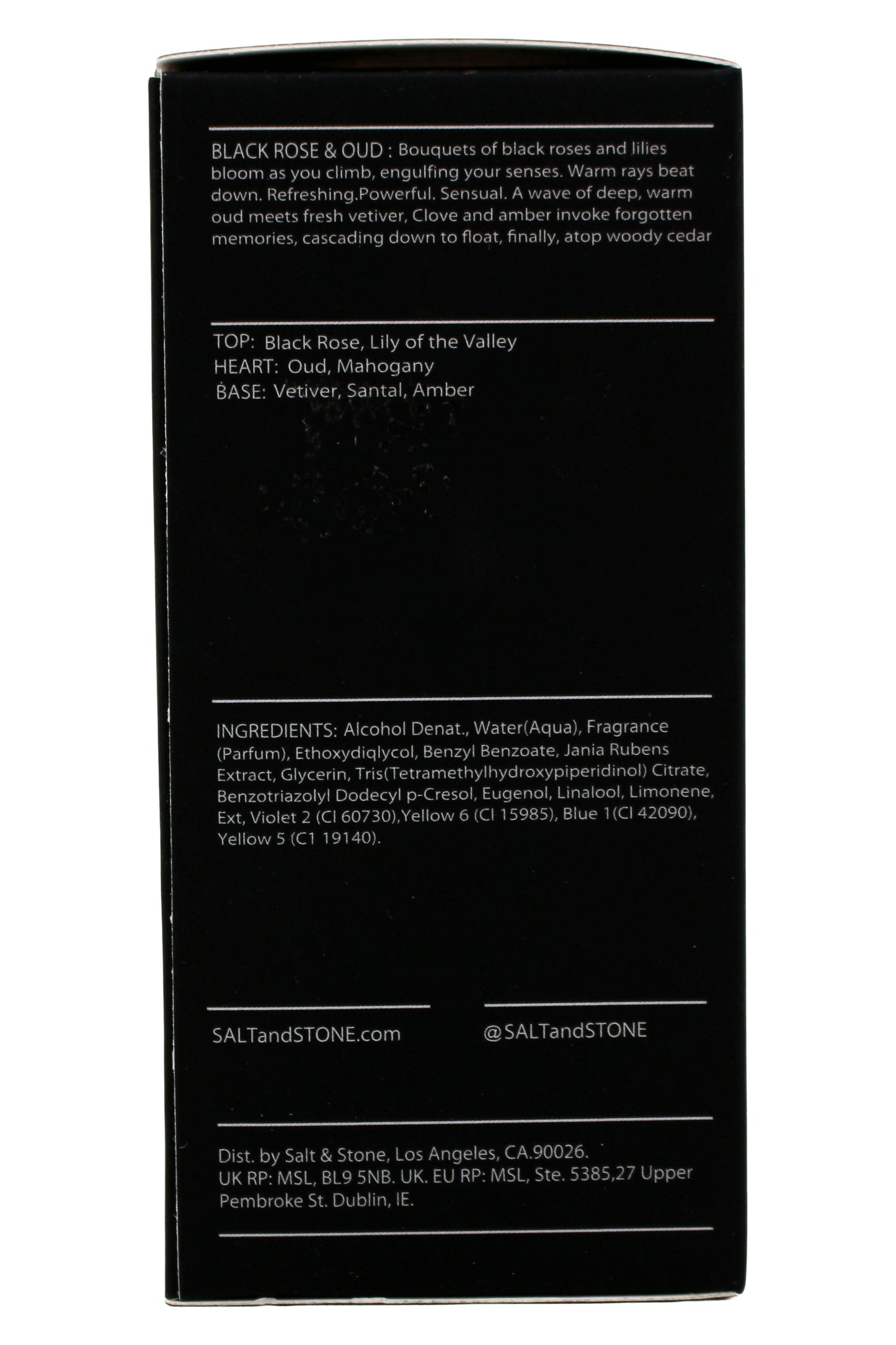 Salt & Stone Body Mist Black Rose & Oud 3.4 Ounce