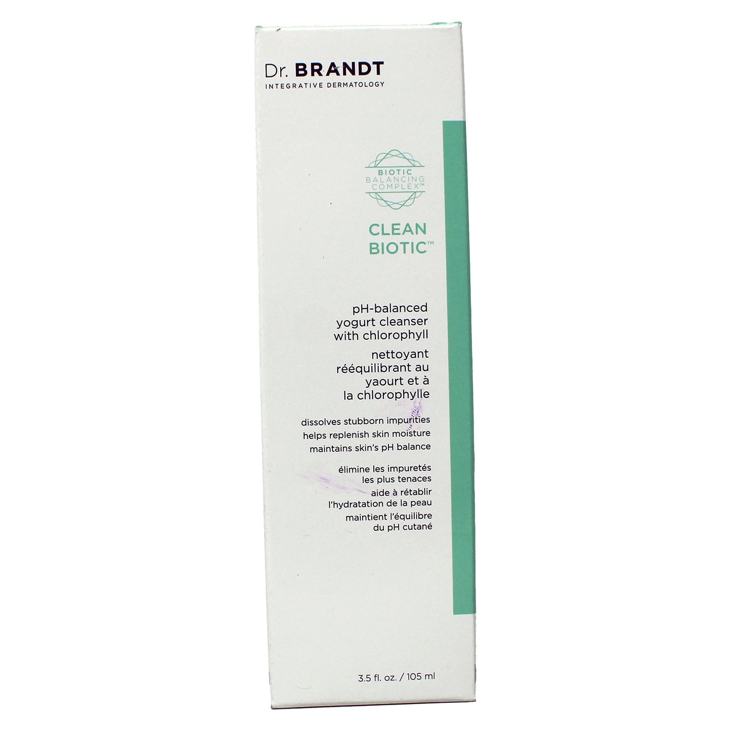 Dr. Brandt Clean Biotic PH Balanced Yogurt Cleanser with Chlorophyll 3.5 Fl Ounce