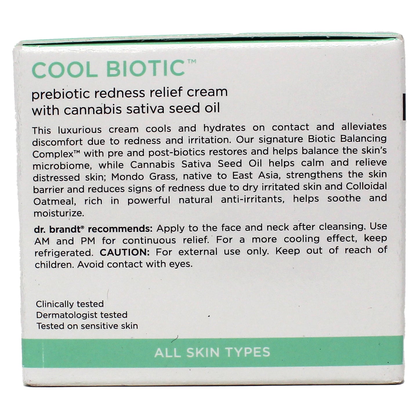 Dr Brandt Cool Biotic Prebiotic Redness Relief Cream 1.7 Ounce