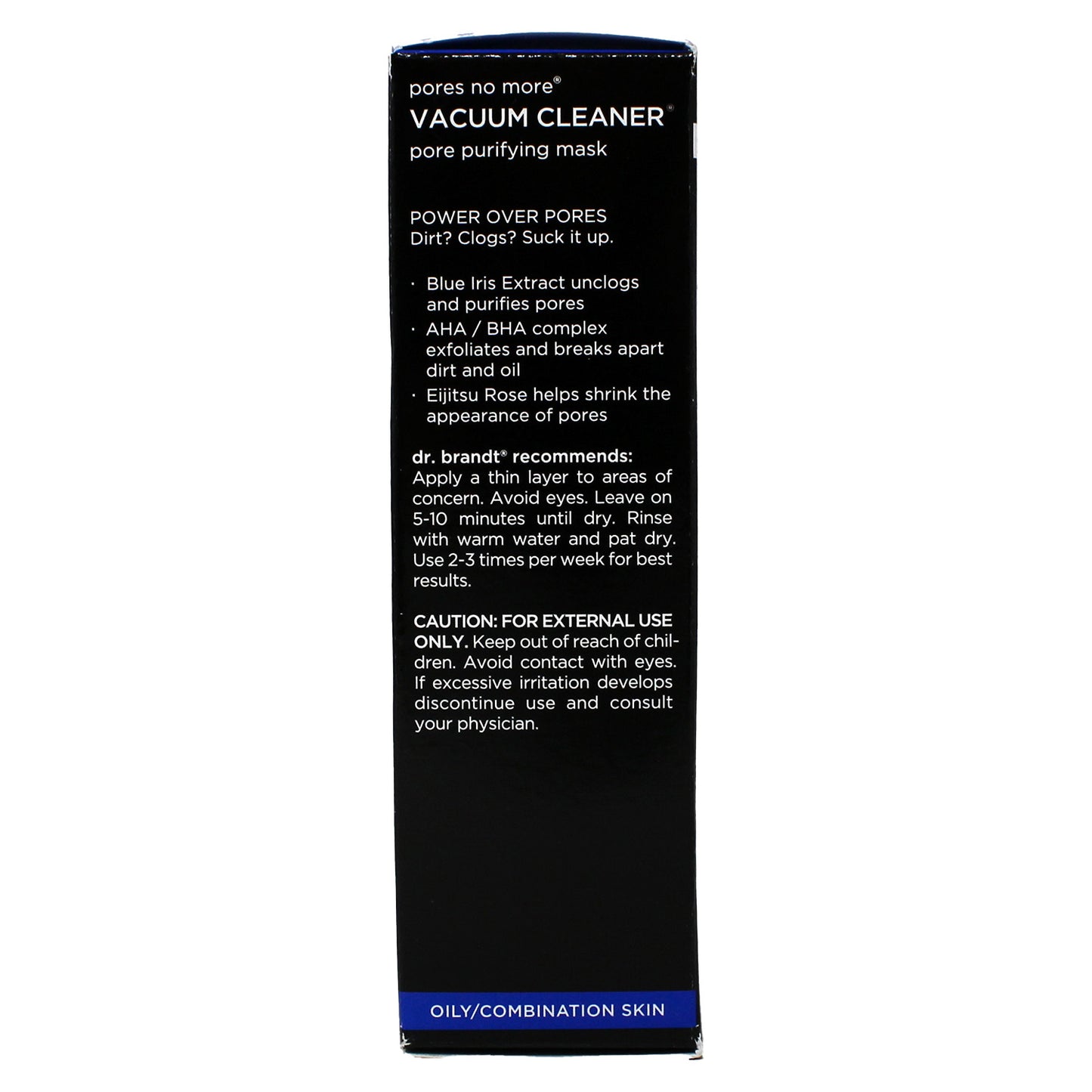 Dr. Brandt Pores No More Vacuum Cleaner Pore Purifying Mask 1 Ounce