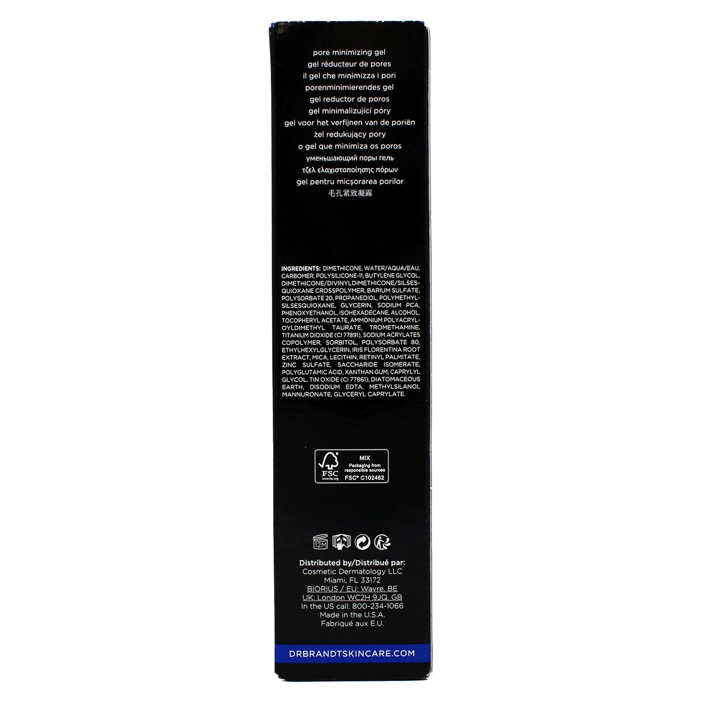 Dr Brandt Pores No More Mattiafying Hydrator Pore Minimizing Gel 1.7 Ounce