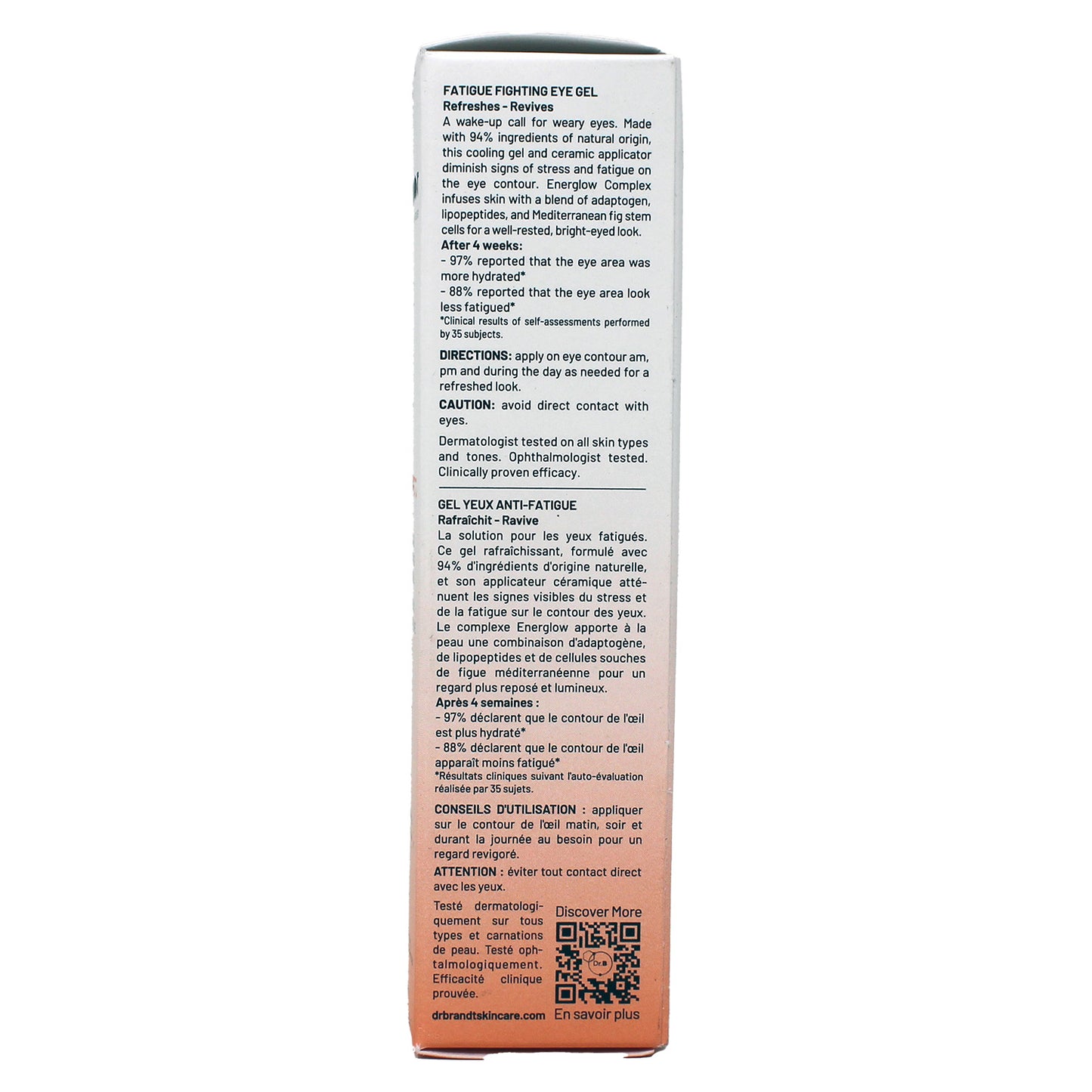 Dr Brandt ID Stress Fatigue Fighting Eye Gel 0.5 Fl Ounce