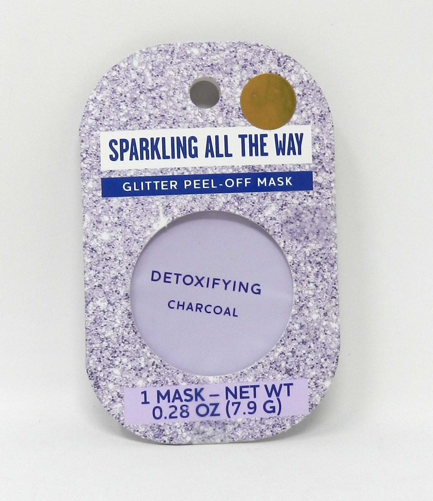 Sparkling All The Way Glitter Peel-Off Detoxifying Charcoal Mask 0.28 Ounce