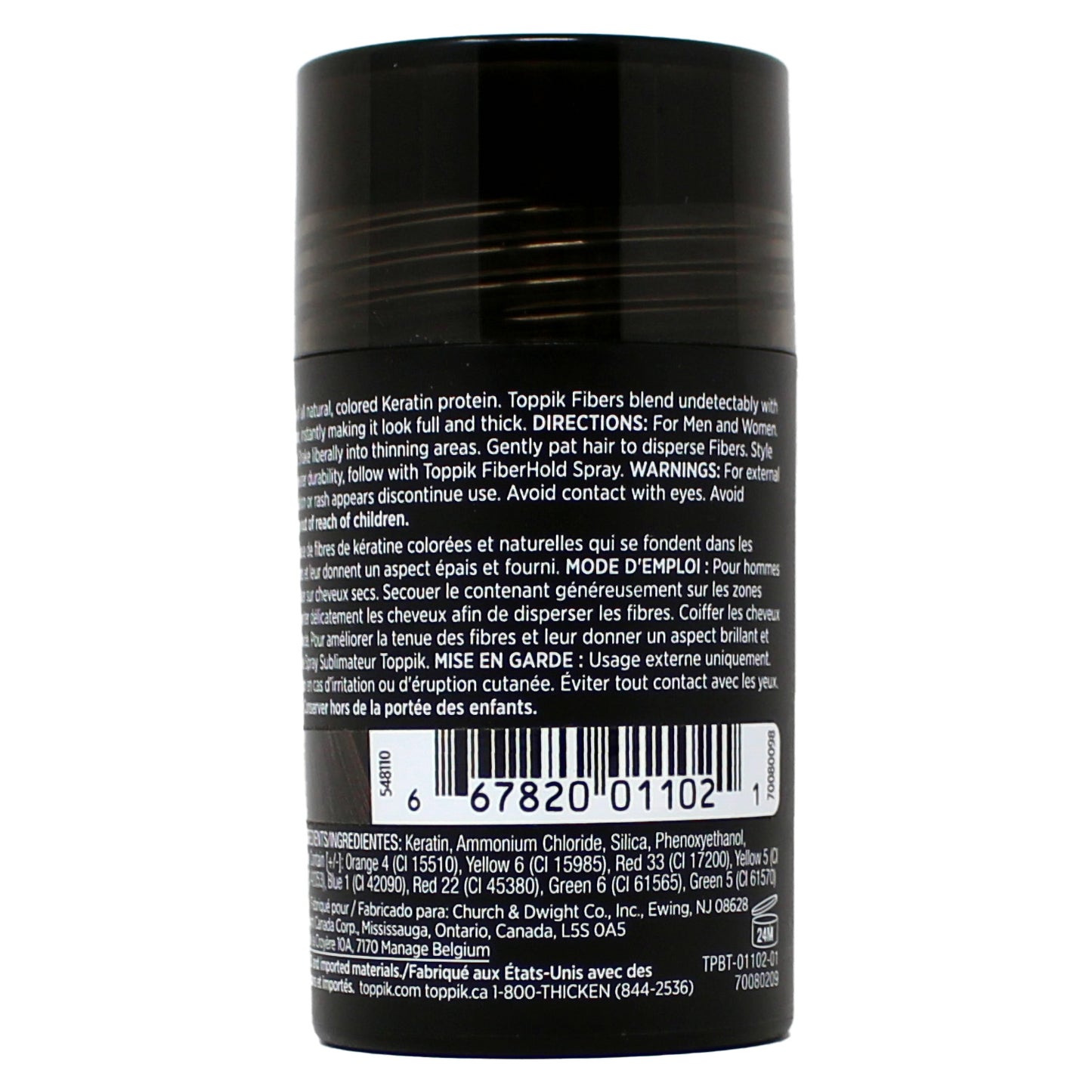 Toppik Hair Building Fibers Dark Brown Hair 0.42 Ounces