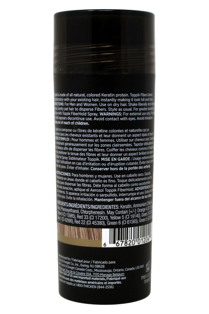 Toppik Hair Building Fibers Light Brown 0.97 Ounces
