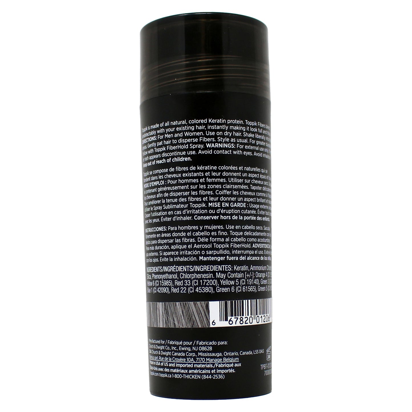 Toppik Hair Building Fibers Gray 0.97 Ounce