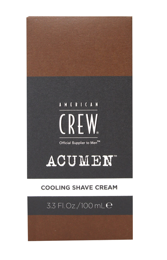 American Crew Acumen Cooling Shave Cream 3.3 Ounces (Pack of 2)