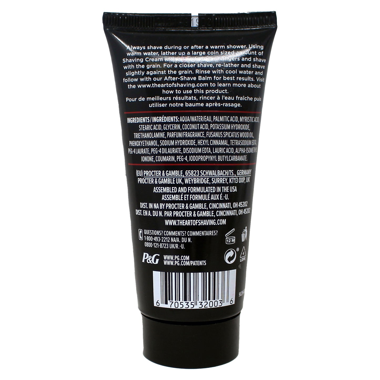 The Art of Shaving Sandalwood Shaving Cream for Men, 2.5 oz