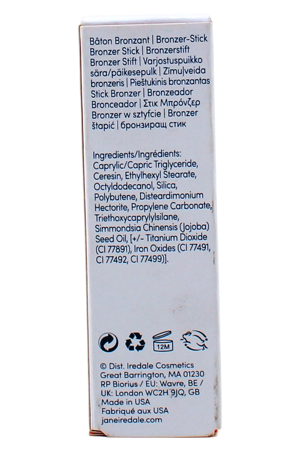 Jane Iredale Glow Time Bronzer Stick Sizzle 0.26 Ounce