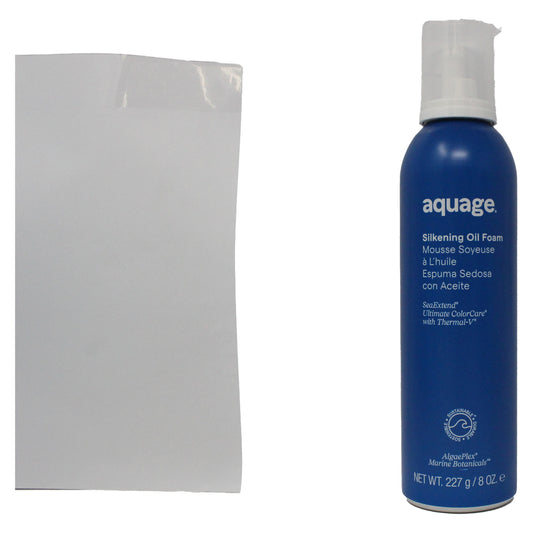 Aquage SeaExtend Silkening Oil Foam Volumizing Mousse 8 Ounces