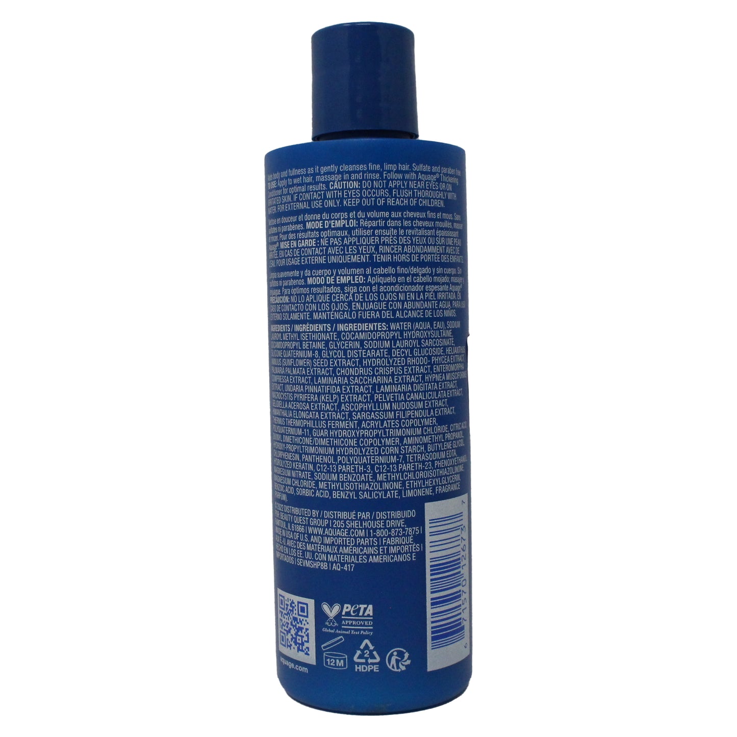 Aquage SeaExted Thickening Shampoo 8 Ounces