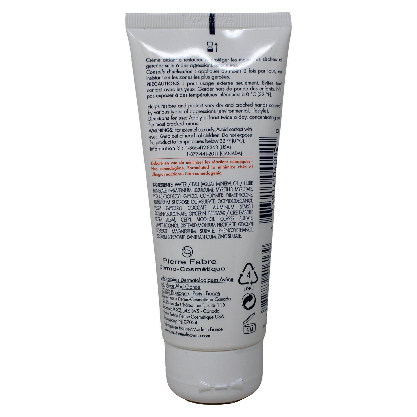 Avène Cicalfate Hand Cream - 3.3 fl.oz.