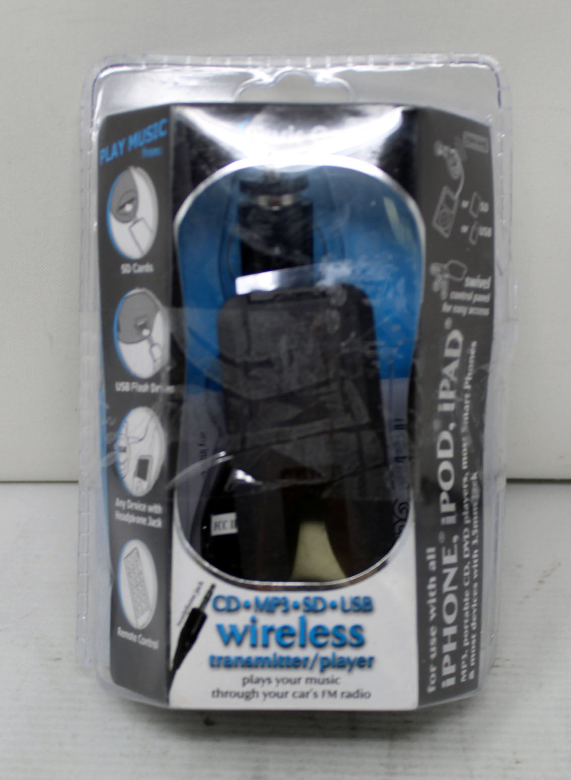 Wireless Gear Music Gear MP3 Transmitter/Player W/Remote