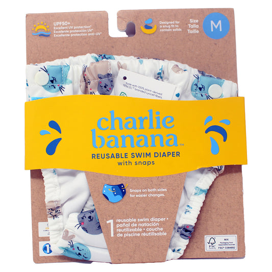 Charlie Banana Reusable Swim Diaper Seally Size M (16-28 lbs)
