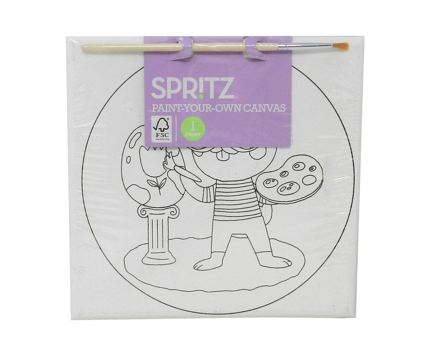 Spritz Paint Your Own Canvas Set 1 Count