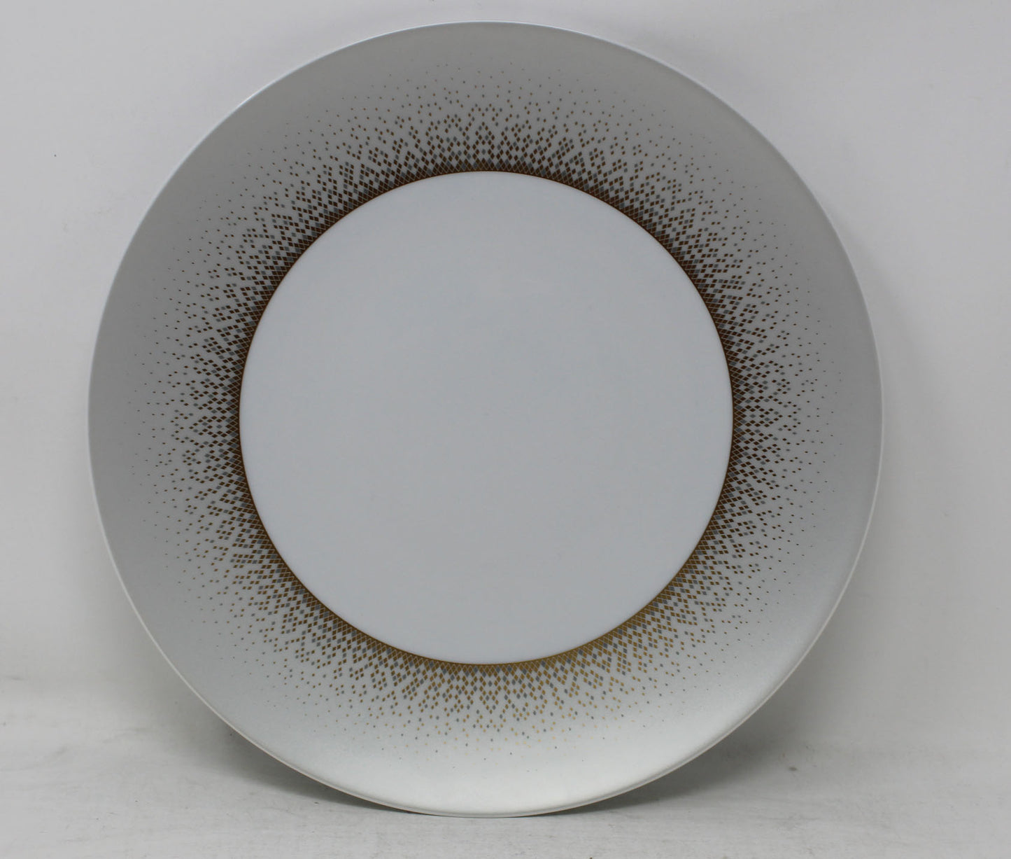 Haviland Souffle D'Or Dinner Plate Grey 1 Count