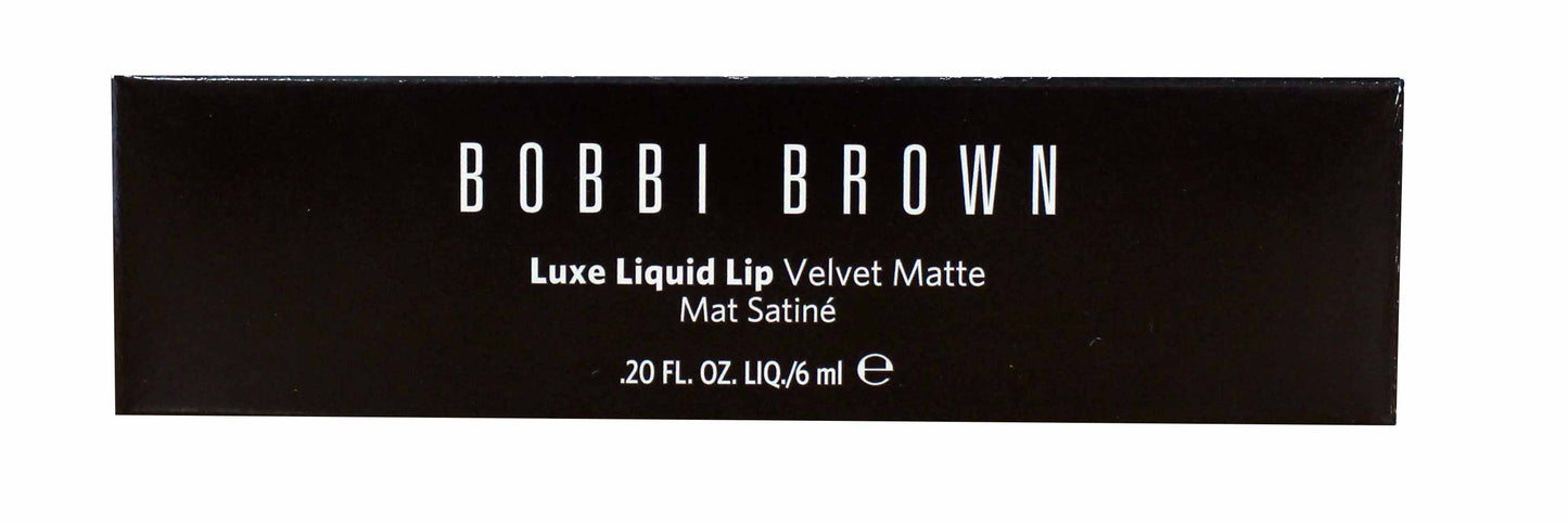 Bobbi Brown Luxe Liquid Lip Velvet Matte 10 Blood Orange .20 Ounce