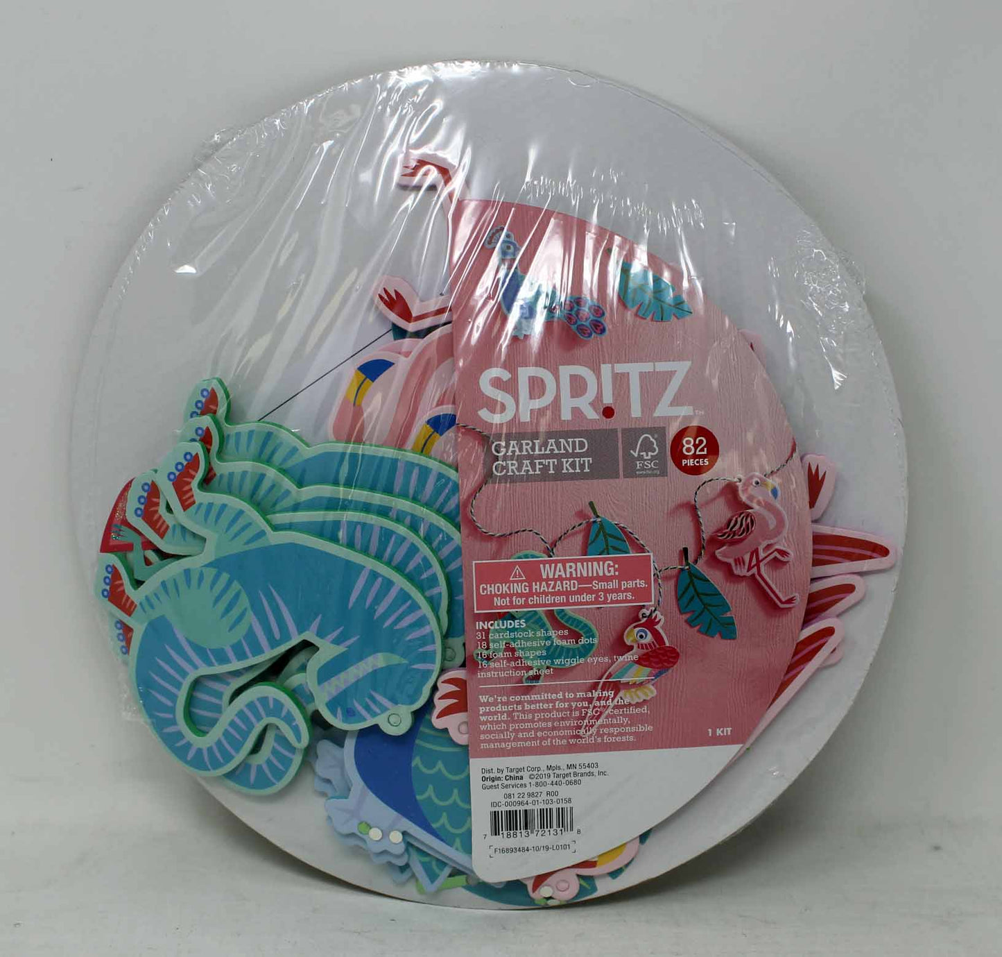 Spritz Garland Bird Craft Kit 82 Pieces