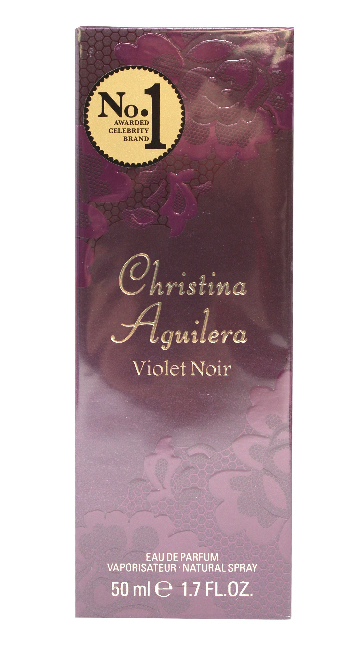 Christina Aguilera Violet Noir Eau De Parfum For Women 1.7 Ounces