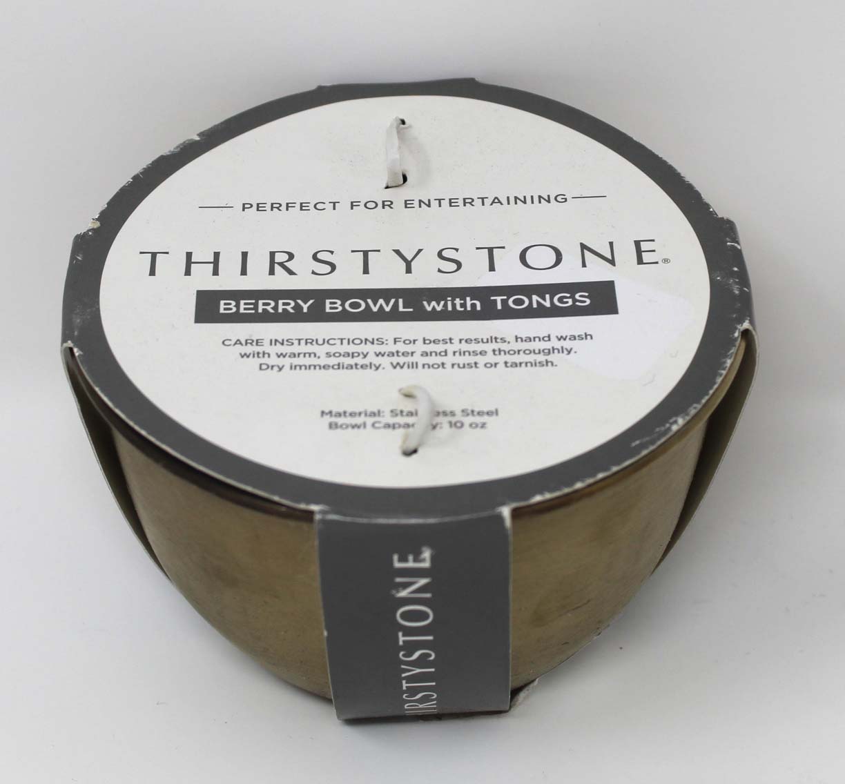 Thirstystone Berry Bowl (Missing Tongs)