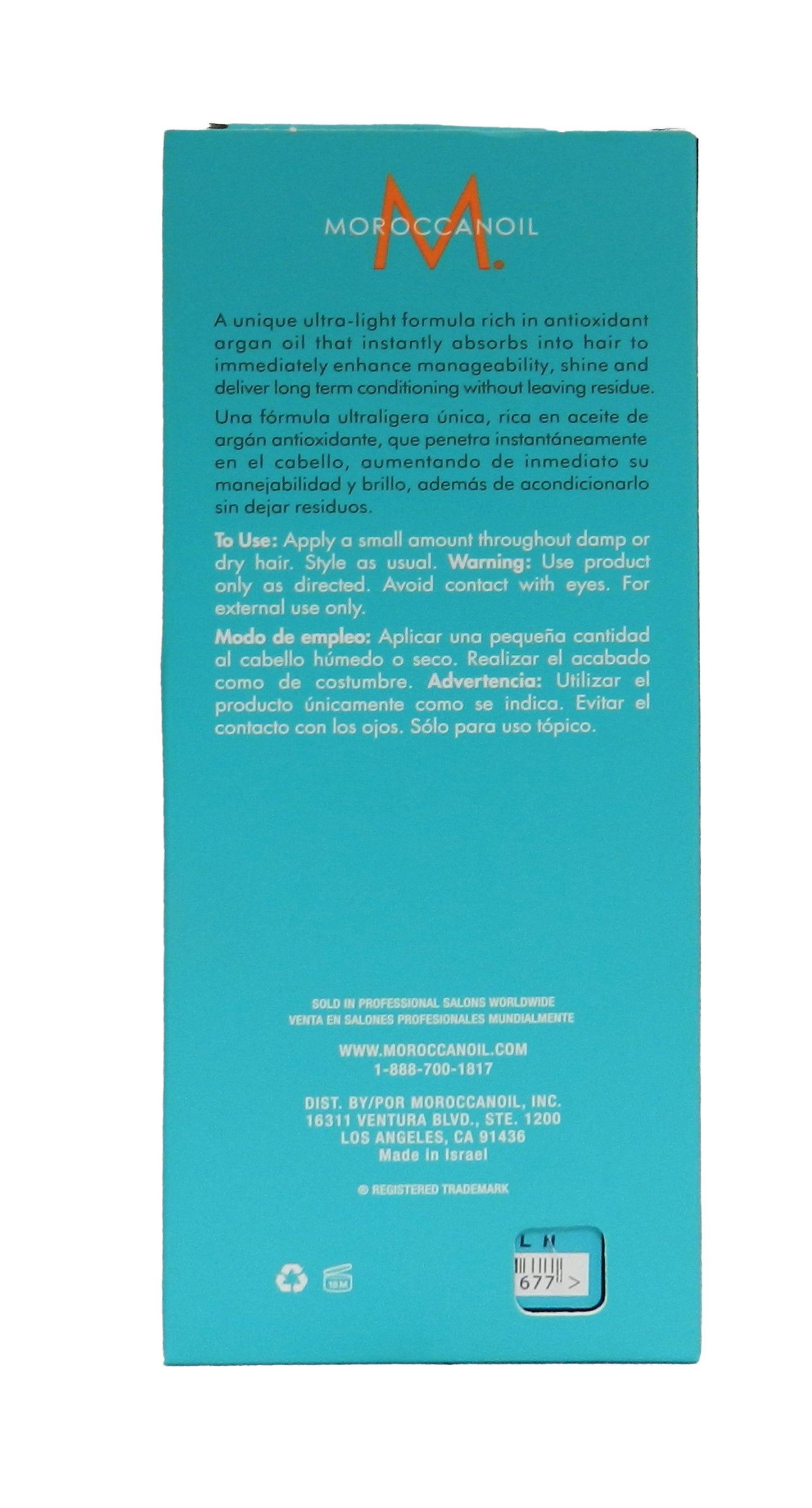 Moroccan Oil Light Oil Treatment 3.4 Ounce