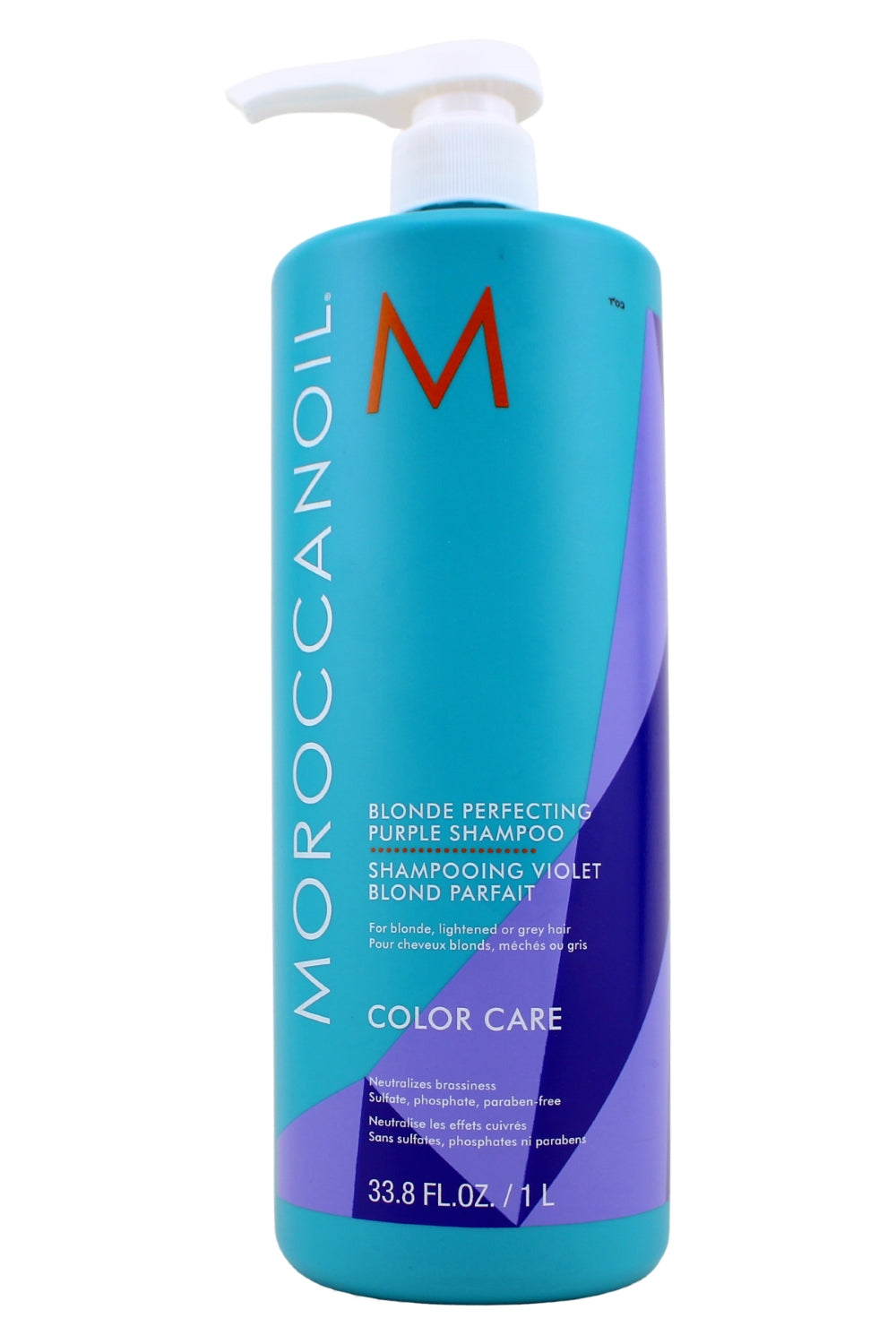 Moroccan Oil blonde perfecting purple shampoo 33.8 fl. oz.